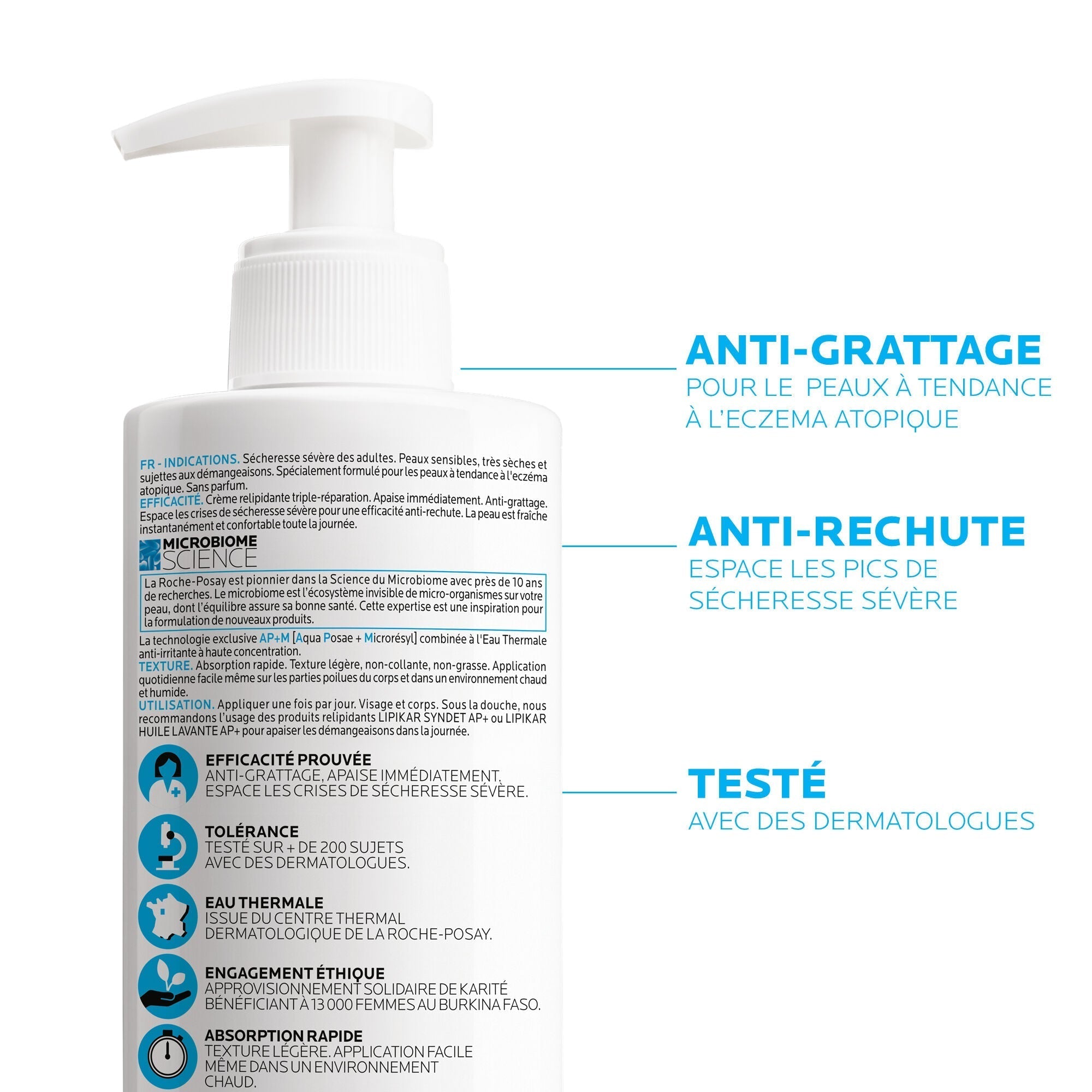LIPIKAR CRÈME AP+M CRÈME HYDRATANTE CORPS
