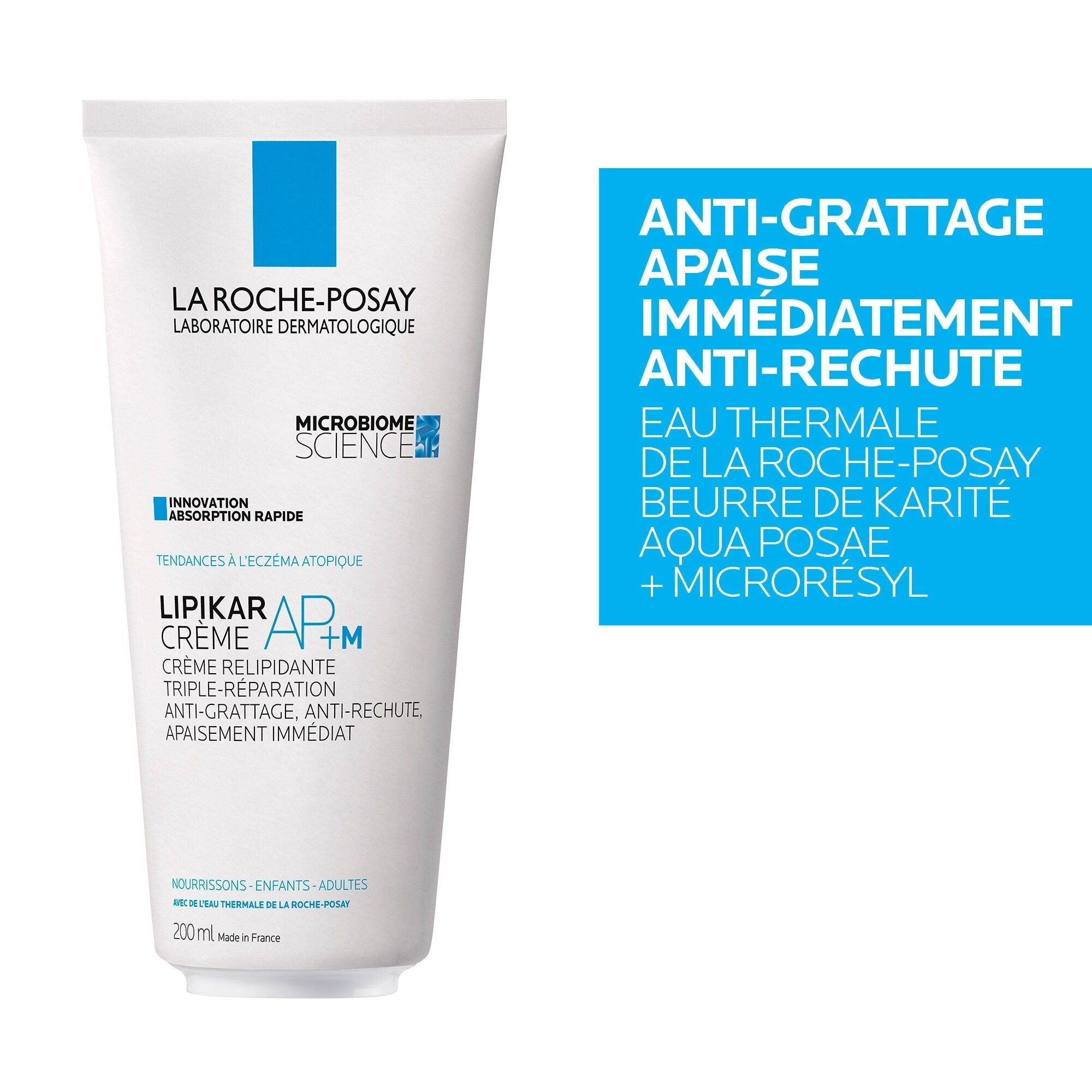 LIPIKAR CRÈME AP+M TUBE À BASE DE CARTON