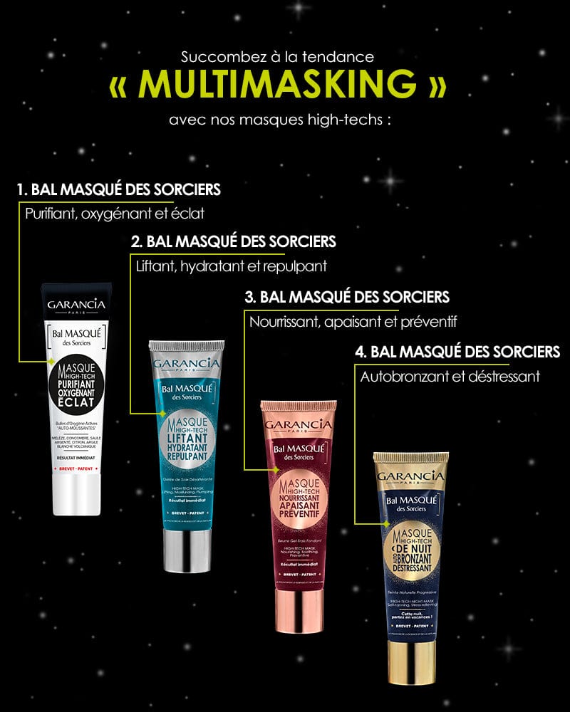 [ Bal MASQUÉ des Sorciers ] LIFTANT, HYDRATANT, REPULPANT